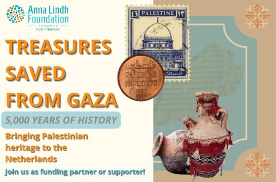 De tentoonstelling “Treasures Saved from Gaza” naar Nederland brengen